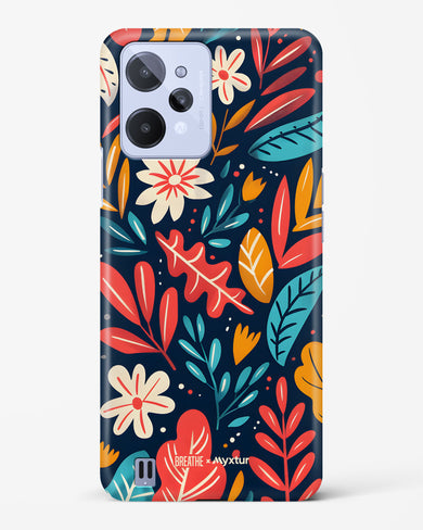 Bold Garden Bloom [BREATHE] Hard Case Phone Cover (Realme)