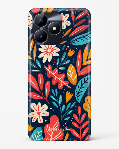 Bold Garden Bloom [BREATHE] Hard Case Phone Cover (Realme)