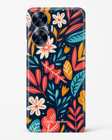 Bold Garden Bloom [BREATHE] Hard Case Phone Cover (Realme)