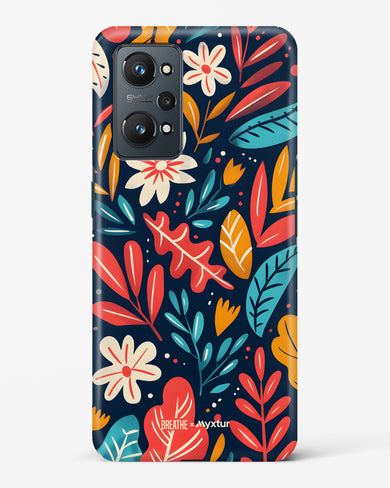 Bold Garden Bloom [BREATHE] Hard Case Phone Cover (Realme)