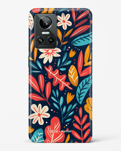 Bold Garden Bloom [BREATHE] Hard Case Phone Cover (Realme)