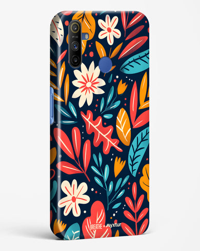 Bold Garden Bloom [BREATHE] Hard Case Phone Cover (Realme)