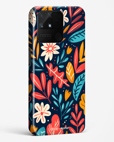 Bold Garden Bloom [BREATHE] Hard Case Phone Cover (Realme)