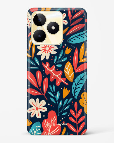 Bold Garden Bloom [BREATHE] Hard Case Phone Cover (Realme)