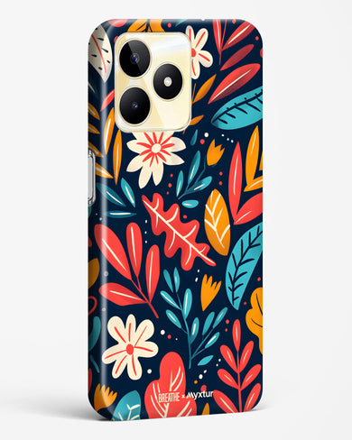 Bold Garden Bloom [BREATHE] Hard Case Phone Cover (Realme)