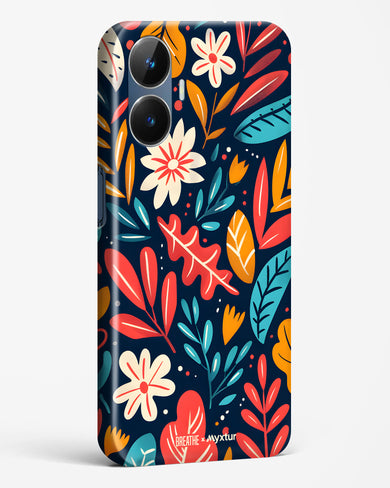 Bold Garden Bloom [BREATHE] Hard Case Phone Cover (Realme)