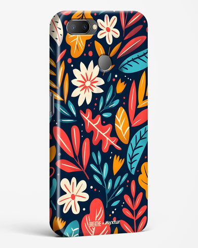 Bold Garden Bloom [BREATHE] Hard Case Phone Cover (Realme)