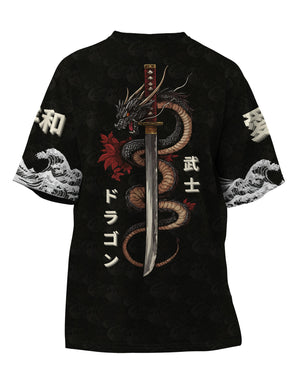 Katana Infusion Oversized-T-Shirt [BREATHE]