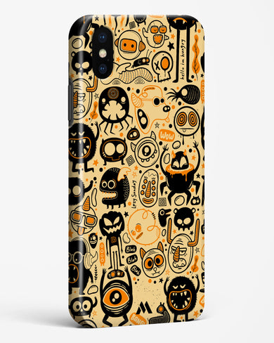 Hungry Monsters Hard Case Phone Cover (Apple)