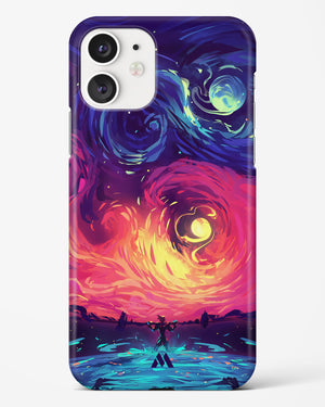 Starry Night Sun Hard Case Phone Cover (Apple)