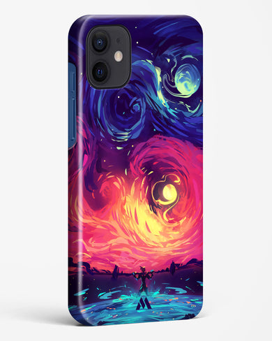 Starry Night Sun Hard Case Phone Cover (Apple)