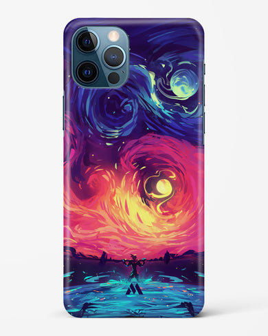 Starry Night Sun Hard Case Phone Cover (Apple)