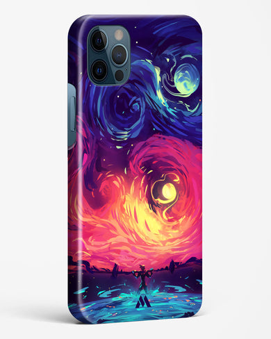 Starry Night Sun Hard Case Phone Cover (Apple)