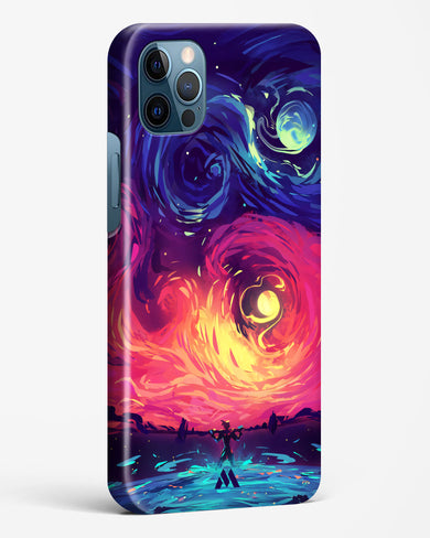 Starry Night Sun Hard Case Phone Cover (Apple)