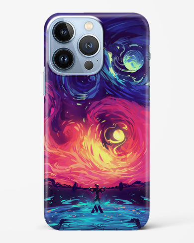 Starry Night Sun Hard Case Phone Cover (Apple)