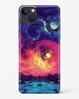 Starry Night Sun Hard Case Phone Cover (Apple)