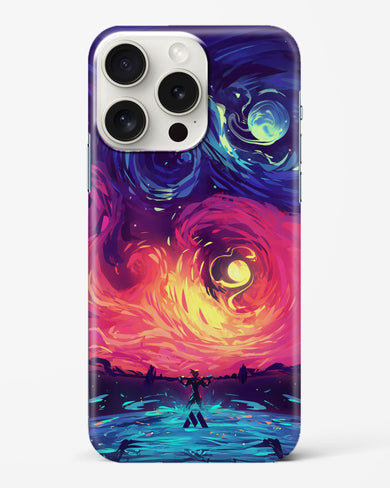 Starry Night Sun Hard Case Phone Cover (Apple)