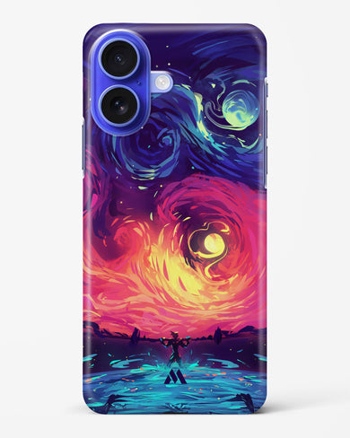 Starry Night Sun Hard Case Phone Cover (Apple)