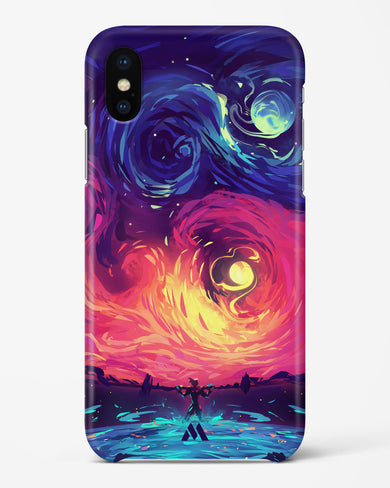 Starry Night Sun Hard Case Phone Cover (Apple)