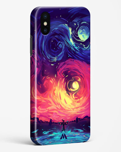 Starry Night Sun Hard Case Phone Cover (Apple)