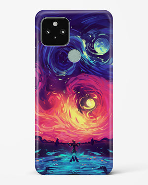 Starry Night Sun Hard Case Phone Cover (Google)