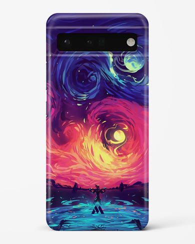 Starry Night Sun Hard Case Phone Cover (Google)