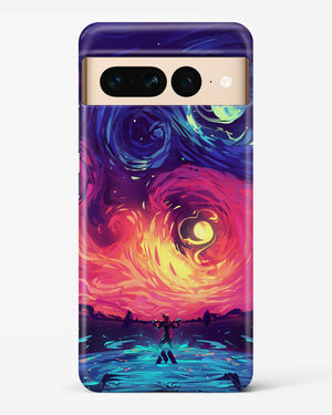 Starry Night Sun Hard Case Phone Cover (Google)