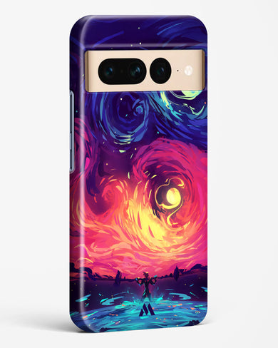 Starry Night Sun Hard Case Phone Cover (Google)