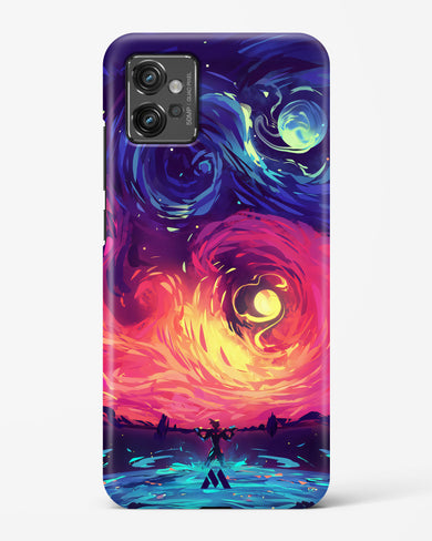 Starry Night Sun Hard Case Phone Cover (Motorola)