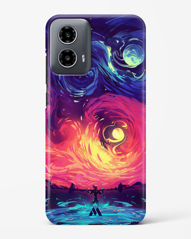 Starry Night Sun Hard Case Phone Cover (Motorola)