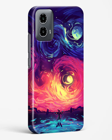 Starry Night Sun Hard Case Phone Cover (Motorola)