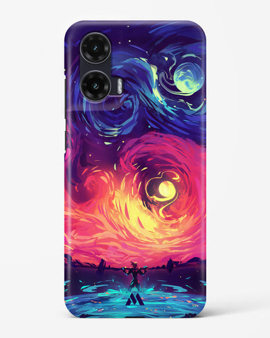 Starry Night Sun Hard Case Phone Cover (Motorola)