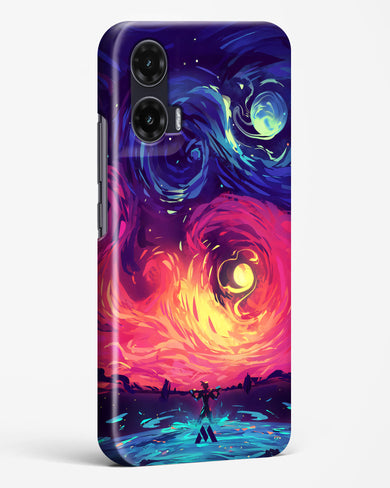 Starry Night Sun Hard Case Phone Cover (Motorola)
