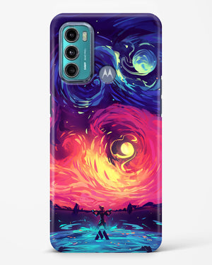 Starry Night Sun Hard Case Phone Cover (Motorola)
