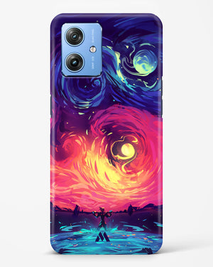 Starry Night Sun Hard Case Phone Cover (Motorola)