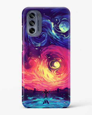 Starry Night Sun Hard Case Phone Cover (Motorola)