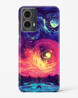 Starry Night Sun Hard Case Phone Cover (Motorola)