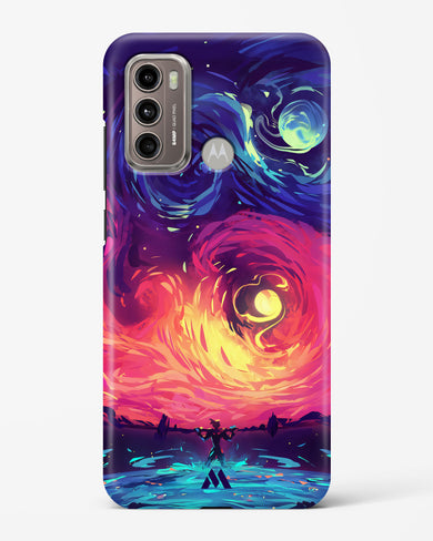 Starry Night Sun Hard Case Phone Cover (Motorola)