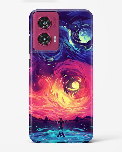 Starry Night Sun Hard Case Phone Cover (Motorola)