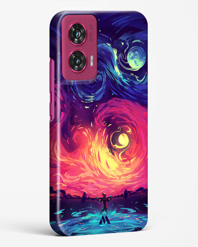 Starry Night Sun Hard Case Phone Cover (Motorola)