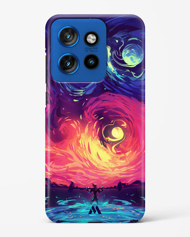 Starry Night Sun Hard Case Phone Cover (Motorola)