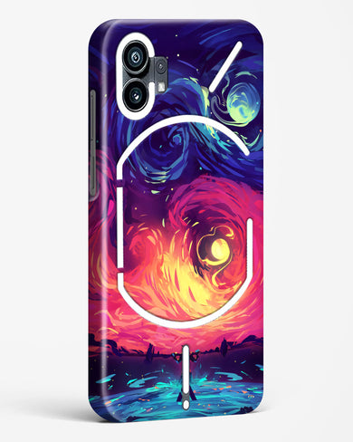 Starry Night Sun Hard Case Phone Cover (Nothing)