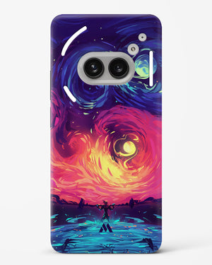 Starry Night Sun Hard Case Phone Cover (Nothing)