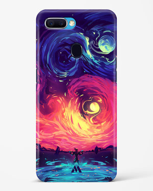 Starry Night Sun Hard Case Phone Cover (Oppo)