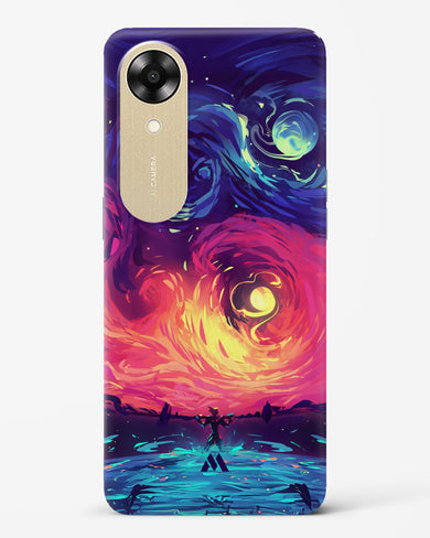 Starry Night Sun Hard Case Phone Cover (Oppo)