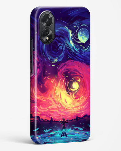 Starry Night Sun Hard Case Phone Cover (Oppo)