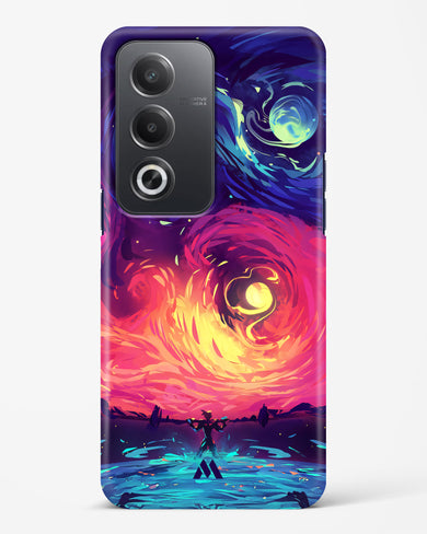 Starry Night Sun Hard Case Phone Cover (Oppo)