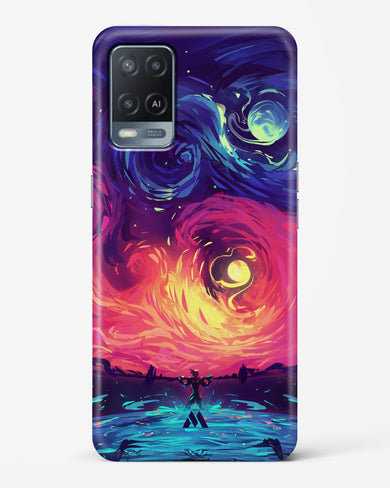 Starry Night Sun Hard Case Phone Cover (Oppo)