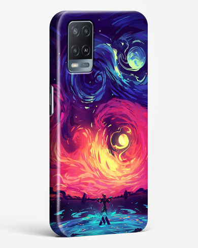 Starry Night Sun Hard Case Phone Cover (Oppo)