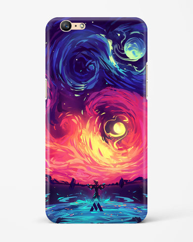 Starry Night Sun Hard Case Phone Cover (Oppo)